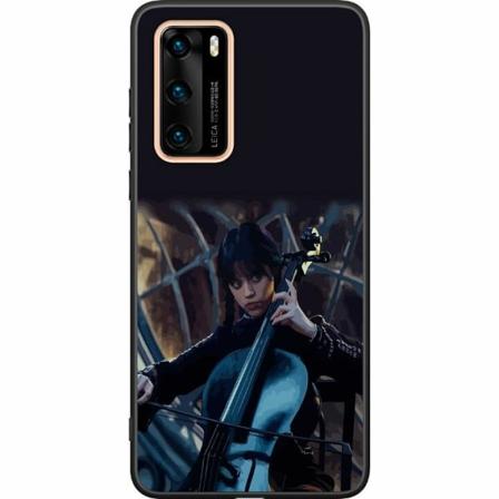Huawei P40 Svart Skal Wednesday Addams