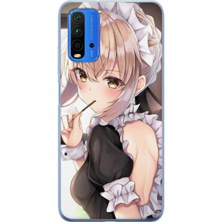Xiaomi Redmi 9t Mjukt Skal - Anime Girl Cute