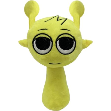 Sprunki Spillstoffdyr, Sprunki Leke Spillstoffdyr, Myk Utstoppa Dyre Pute Dukke Julegave Bursdagsgaver for Voksne Barn (Gul)