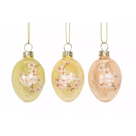 Ägg Glas Körsbärsblomma Mix 6-pack A lot