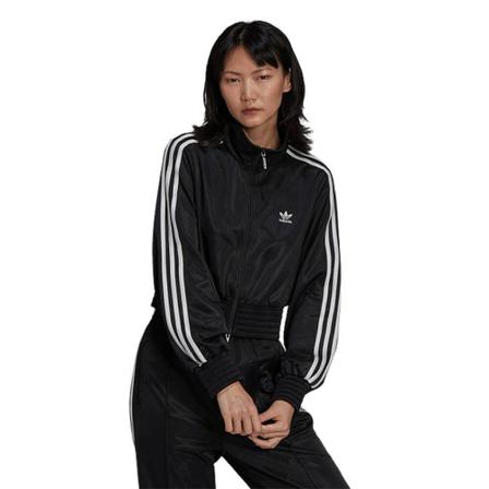 Adidas Originals Bluza Classics High-Shine Track Hf7535 Sort, Dame Striktrøjer og sweatere