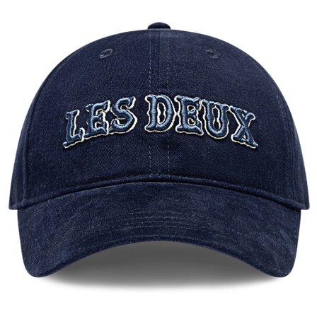 Les Deux | Gorra de béisbol dad cap con logo de colores azul marino oscuro para hombres - Gorras para hombre