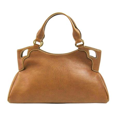Cartier Vintage, Handbags Bruin, Dames, Maat:ONE Size,leer