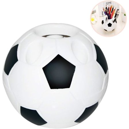 Kreativ blyantholder fodbold børn blyantholder penalhus skrivebord børn skrivebordsorganisator blyanter kontororganisator opbevaringsboks