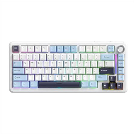 AULA F75 80 Mekaniskt tangentbord Hot-swap Trådlöst tangentbord Bluetooth Trådlöst PBT Gaming Tri-mode Tangentbord