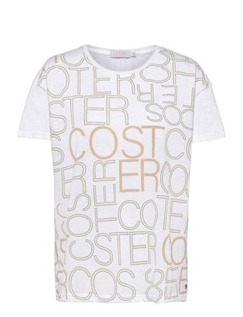Over T-Shirt With Logo Print White Coster Copenhagen