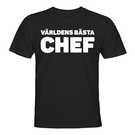 Verdens Bedste Chef - T-SHIRT - UNISEX