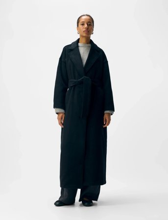 Object Objclara Oversize Coat A Div - Black - 38