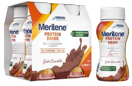 Meritene Drink Gusto Cioccolato 4x200ml - Integratore Energetico