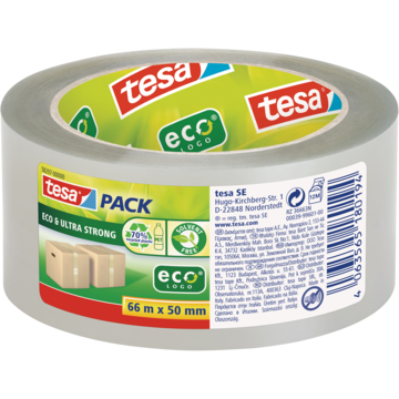 Packtejp PET Tesa Ultra Strong Transparent 50mm x 66m