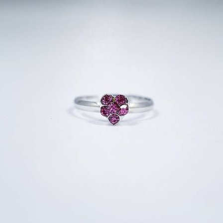 Barnring Litet Hjärta, Rosa - Busy Lizzie