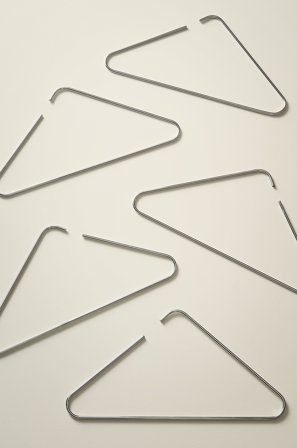 Jotex - 5-pk Kleshengere Jern Krom GLAZE - Kjøp Entrémøbler hos Jotex