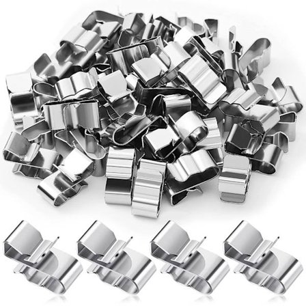 50 stykker Wire Clips Metal Clips Trailer Wire