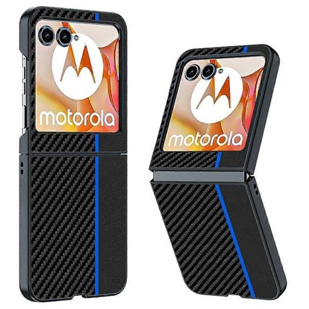 For Motorola Razr 60 Deksel Karbonfibertekstur Ultratynn Hard PC Telefondeksel