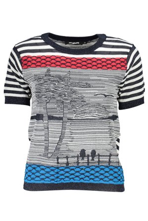 Desigual Maglia Donna Blu