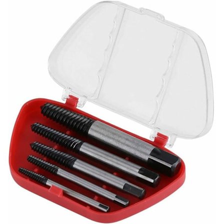 Sæt med 5 stk. stålskruetrækkere, bolte, beskadigede ødelagte skruer 4mm-25mm