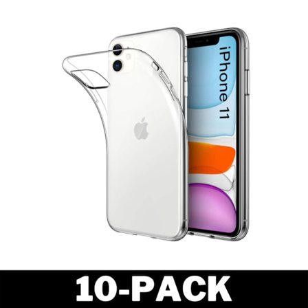 Genomskinligt Gummi iPhone 11 Skal Transparent TPU