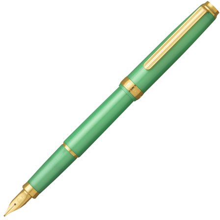 BISO Fountain Pen Sparkle Mint Green Medium