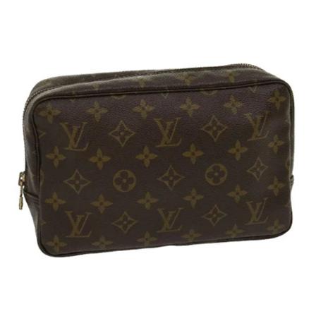 Louis Vuitton Vintage, Brown Canvas Louis Vuitton Trousse Toilette Bruin, Dames, Maat:ONE Size