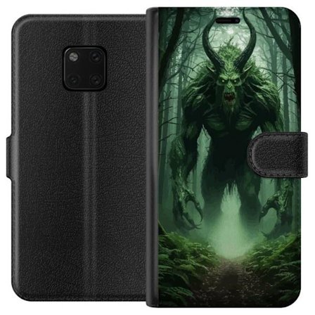 Kompatibelt Plånboksfodral till Huawei Huawei Mate 20 Pro Monster Skogen Fantasy Mystisk Varelse