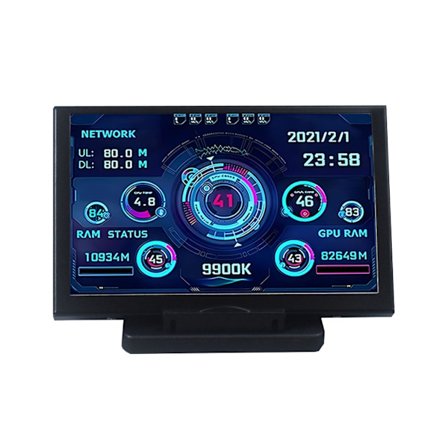 5-tommers IPS USB-skjerm, AIDA64 PC CPU GPU Datamonitorer Dataskjerm