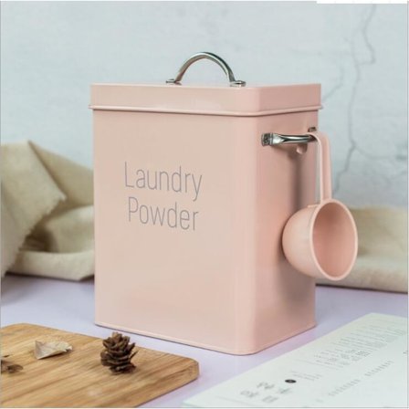 5-liters elegant förvaringslåda för tvättmedel med vattenhink