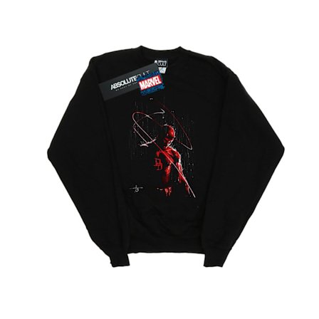 Marvel Herr Daredevil Målning Sweatshirt M Svart