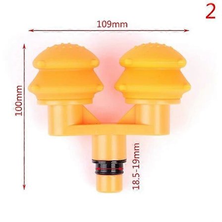 Universellt Fascia Gun Ersättningsmassagepistolhuvud Silikon Massagehuvud Set Hälsa Massagepistol Muskel Kropp Avslappning Fascia