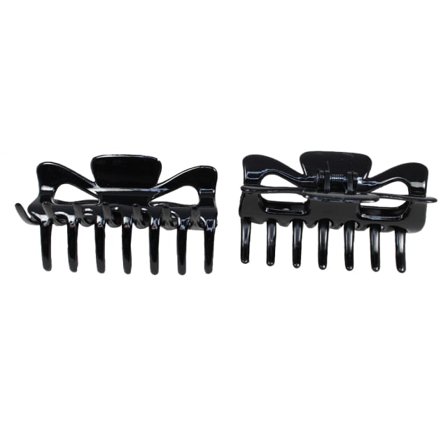 Complement Hårklämma 2 Pack, 9 Cm Accessoarer & tillbehör Dam Svart