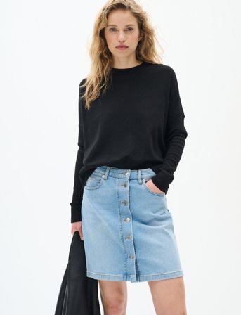 InWear Sindraiw Short Skirt - Blue - 42