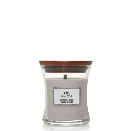 Woodwick Hourglass Candles Lavender & Cedar 85gr - Candela Profumata