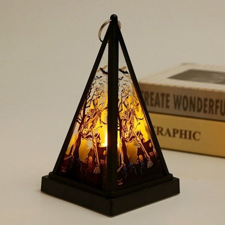 Halloween LED-lys Castle Dekorativ Lampe STIL 7 STIL 7