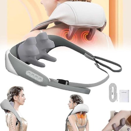 Massageapparater til nakke og skulder med varmesmertelindring Dyb 5d æltning