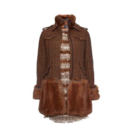 Chanel Vintage, Pre-owned dress Bruin, Dames, Maat:M,polyester
