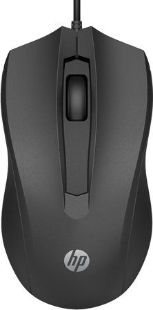 HP 105 BLACK WIRED MOUSE PERP