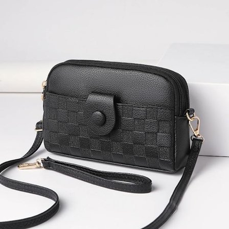 Mr. Puffe Vår Kvinnors Satchel Mode Trend Kvinnors Satchel Mjukt Läder Alla Enkla Axel Crossbody Väska Ny Liten Väska Kvinnor Svart