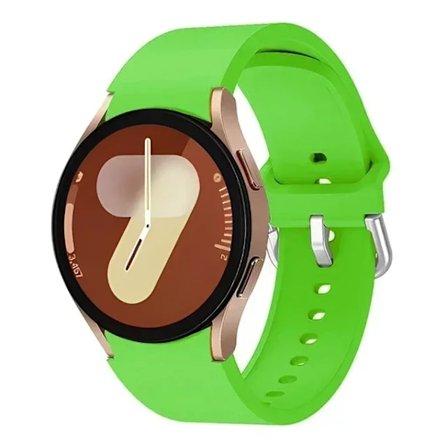 Silikonarmband för Samsung Galaxy Watch 7/6/5/4 40mm 44mm 5 Pro Original No Gap Armband Galaxy Watch 6 4 Classic 47mm 43mm Band