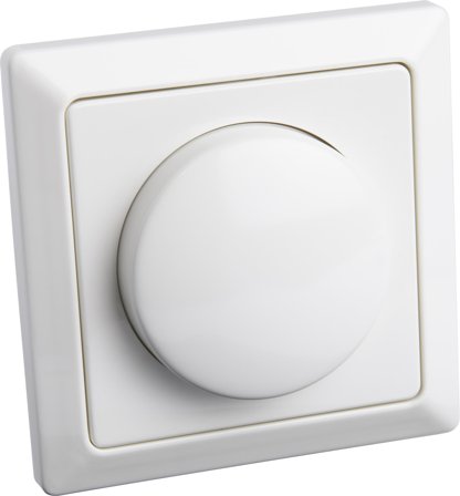 Gelia EFGE701DC Dimmer 3-200 W, med vrider, Strømbrytere & vegguttak
