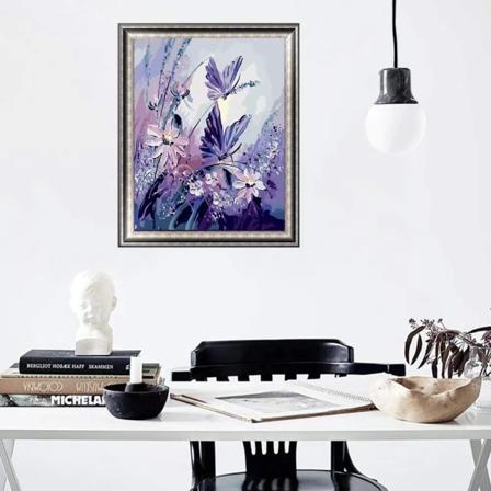 Diamond Painting DIY 5D Diamantmålning - 30x40cm-fjäril - stock