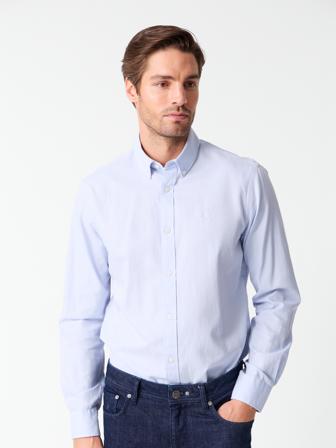 Jean Paul - Christopher skjorte - Regular fit - Herre - Blå - Skjorter - XXXL