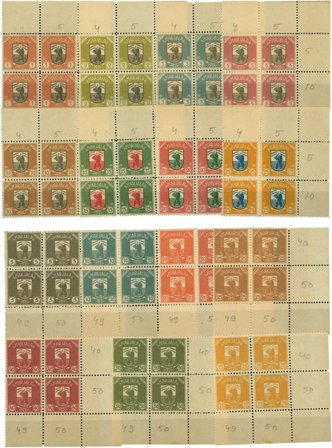 Karelen - 4-blok hjørner - Komplet serie
