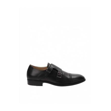Nerogiardini Men's string in leather Sort, Herre Business Sko, Størrelse: 42 EU