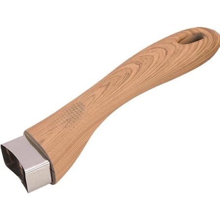 Universelt trehåndtak erstatning kjøkken kasserolle panne bakelitt gryte langt håndtak grep med skrue kjøkkenutstyr tilbehør