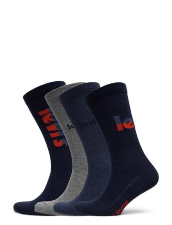 Levis Giftbox Reg Cut Logo 4P Underwear Socks Regular Socks Blå Levi ́s