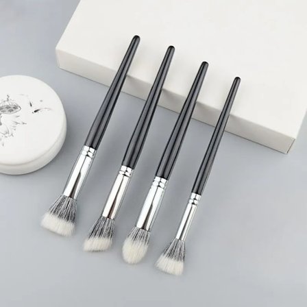 Stippling Highlight Brush Blush Goat hair Multifunctional Concealer Mask Foundation Makeup Brushes Beauty Tool