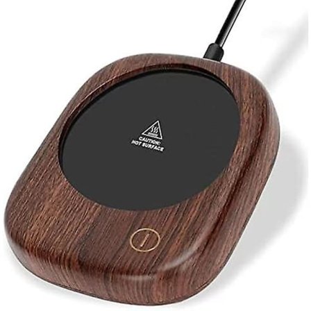 Kaffemuggsvärmare - Elektrisk kaffevärmare för skrivbord med automatisk avstängning, 3 justerbara temperaturinställningar Smart muggvärmare för att 