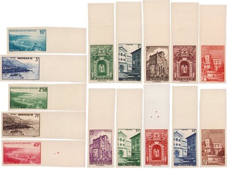 Monaco - YT ND200-214 uden surcharge - Utakket - Postfrisk