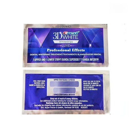 Ammattimaiset hampaiden valkaisuliuskat, 10 kpl, White Luxe[YJD]