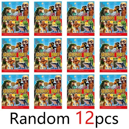 Italian Brainrot AI Eläimet Tung Tung Tung Sahur Figuuri Tralalelo Tralala Figuriininukke Lelu Työpöytä Koriste Malli Ornamentti Lahja