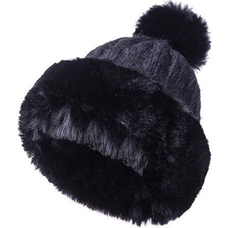 Vinter Kvinder Strikkede Beanies Udendørs